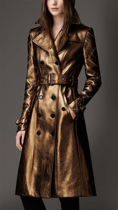 burberry blue metallic coat|black Burberry trench coat.